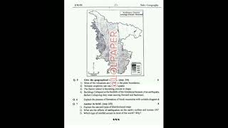 Std 9th geography exam paper upload  std 9th exam question paper Maharashtra board sscexam [upl. by Hertz]