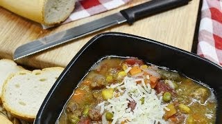 Beef Minestrone Slow Cooker Recipe  Easy Crockpot Stew  RadaCutlerycom [upl. by Arem]