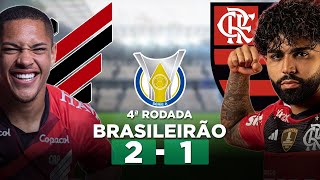 ATHLETICOPR 2 x 1 FLAMENGO Brasileirão Série A 2023 4ª Rodada  Narração [upl. by Gotthelf]