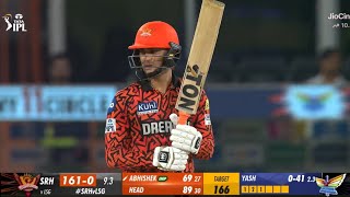 Abhishek Sharma batting highlights 75 runs 12 balls 666666 highlights  SRH vs LSG IPL 2024 [upl. by Florence]