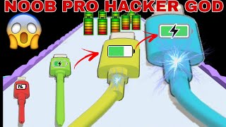 NOOB VS PRO VS HACKER VS GOD IN Charge It Up Android amp iOS [upl. by Nnaycnan239]