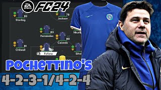 Recreate Pochettino’s Chelsea Tactics in EAFC 24 [upl. by Elyrad]