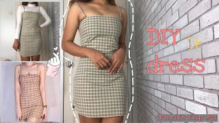 THRIFT FLIP  DIY 3 BODYCON DRESS [upl. by Taft888]