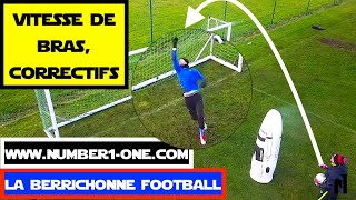 Spécifique gardien de But VITESSE DE BRASCORRECTIFS GOALKEEPER TRAINING La Berrichonne Châteauroux [upl. by Rehotsirk410]