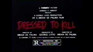 Dressed to Kill 1980 TV trailer 2 [upl. by Christianna863]