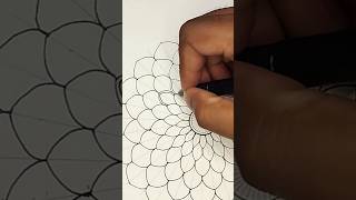 Easy Mandala Art 😊 easymandalaart mandalaart art drawing artist [upl. by Byrann]