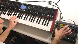 Behringer DeepMind12 and Digitakt Looping Jam Replacement [upl. by Rexanne]