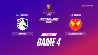 Team Liquid PH vs Selangor Red Giants GAME 4 Snapdragon Pro Series Playoffs  SRG VS TLPH ESPORTSTV [upl. by Mandel]