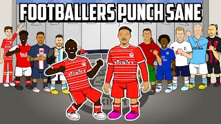 👊FOOTBALLERS PUNCH SANE👊 Feat Ronaldo Messi Haaland Frontmen 510 [upl. by Columba]