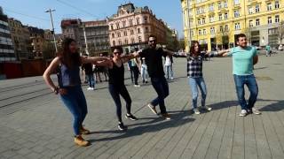 Sirtaki dance in the freedom square of Brno [upl. by Torp]