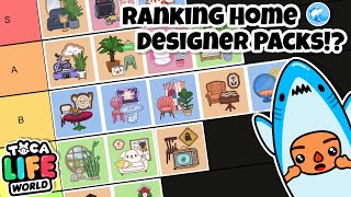 Toca Life World  Ranking Every Home Designer Pack 🏡  Toca Boca [upl. by Etterb279]