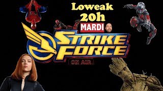 LE MARDI STRIKE FORCE SUR BLUESTACKS  PRESENTATION TUTO GUERRE ALLY   Marvel Strike Force FR [upl. by Tybie]