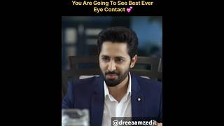 Best eye contact ever ❤️  deewangi  danishtaimoor hibabukhari shortsfeed viral deewangi [upl. by Edualcnaej9]