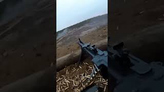 MG3 machine gun live fire pov short shorts machinegun german germany swedish soldier pov [upl. by Naenej]