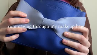 makeup bag rummaging asmr ೃ༄ [upl. by Oivalf88]