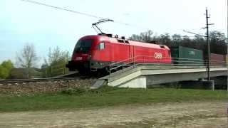 Zugverkehr an der Tullnerfelder Bahn bei Traismauer HD [upl. by Anegroeg977]