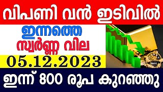 today gold rate malayalaminnathe swarna vilagold rate today malayalamkerala gold rate05122023 [upl. by Oicatsana268]