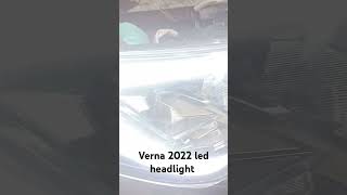 Verna 2022 full led headlightautomobilepahlwanmotors shorts short [upl. by Yarw]