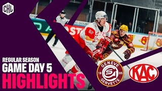 Highlights  GenèveServette vs KAC Klagenfurt [upl. by Anidem857]