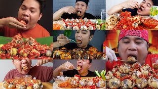 Mukbangers Eating Super Extra Spicy Balut Spicy Duck Eggs  COMPILATION [upl. by Aiykan]