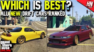 Ranking ALL Of The NEW DRIFT CARS In GTA Online [upl. by Hoy]