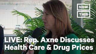 US Rep Cindy Axne Talks Health Care and Drug Prices with Voters in Iowa  LIVE  NowThis [upl. by Arretnahs]