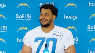 Rashawn Slater On Year 3 Determination  LA Chargers [upl. by Sedgewake]