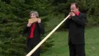 AlpPan Duo  Bergfrieden Alphorn amp Panflöte [upl. by Eixel960]