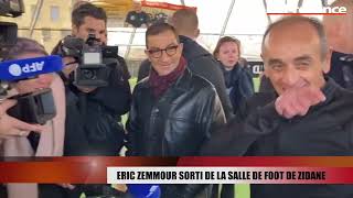 Eric Zemmour sorti de la salle de foot de Zidane à Aix  Les Milles [upl. by Stauder618]