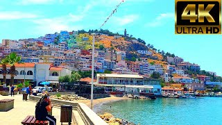 KUŞADASI TÜRKIYE  OLD TOWN BAZAAR WALKING TOUR  2 June 2022  4k UHD 60fps [upl. by Eltsyrhc]