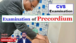 Examination of Precordium  CVS Examination  Clinical Methods  physiology practical [upl. by Josh]