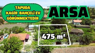 475 m2 ARSA  TAPUDA KAGİR BAHÇELİ EV GÖRÜNMEKTEDİR [upl. by Zile451]