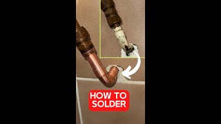 A plumber shows how to resolder a leaking copper water pipe Powerful trick [upl. by Niowtna]