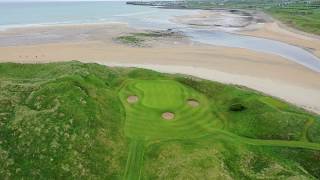 LAHINCH Drone footage of the site for the 2019 Irish Open [upl. by Odracer75]