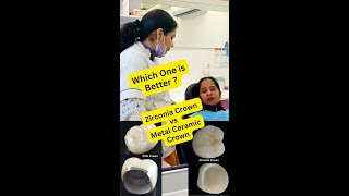 Zirconia Crown vs Metal Ceramic Crown । Which one is better [upl. by Selym665]