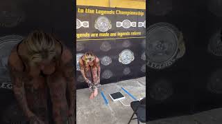 JessicaRose Clark  Official Weighin  Legends Muay Thai [upl. by Ollecram]