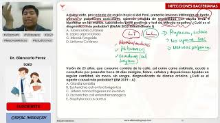 PREGUNTAS ENAM DE INFECCIONES BACTERIANAS  INFECTOLOGÍA  VILLAMEDIC [upl. by Aicats]