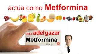 La fruta que actúa como Metformina para adelgazar [upl. by Atenek877]