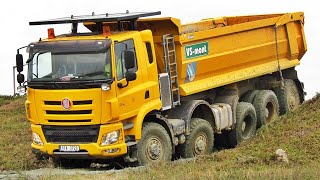 TATRA 10x10 Unique offroad dump truck [upl. by Tallou]