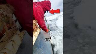 Extreme Ice Fishing 😱 shorts [upl. by Hsakiv124]