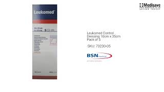 Leukomed Control Dressing 10cm x 35cm Pack of 5 73230 05 1920x1080 [upl. by Yenrab]