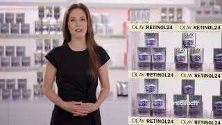 Wake Up to Smoother Younger Looking Skin  Olay Retinol24 Face Cream  Medifacts  Olay Skin Care [upl. by Immot]