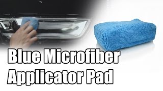 Blue Workhorse Microfiber Applicator Pad  Chemical Guys Car Care [upl. by Neeleuqcaj370]