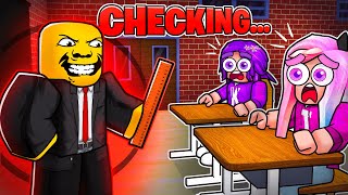 Weird Strict Teacher on Roblox [upl. by Ardnoed383]