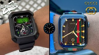 Apple Watch to a Gucci and Casio GShock Redesign using Clockology [upl. by Durwyn]