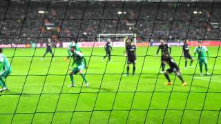 20160130 SV Werder Bremen  Hertha BSC 33 [upl. by Kcirdde599]