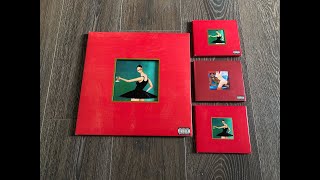 UNBOXING  Kanye West  My Beautiful Dark Twisted Fantasy  My ENTIRE Collection Vinyl CD [upl. by Gaul]