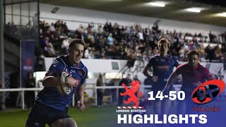 London Scottish vs Cornish Pirates Highlights [upl. by Leddy18]