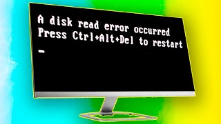 A disk read error ocurred при загрузке как исправить [upl. by Einahpts]