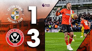 Luton 13 Sheffield United  Premier League Highlights [upl. by Eiboj24]